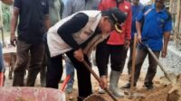 Wako Ahmadi Silaturahmi dan Gotong Royong di Masjid Nurul Islam Desa Tanjung Muda