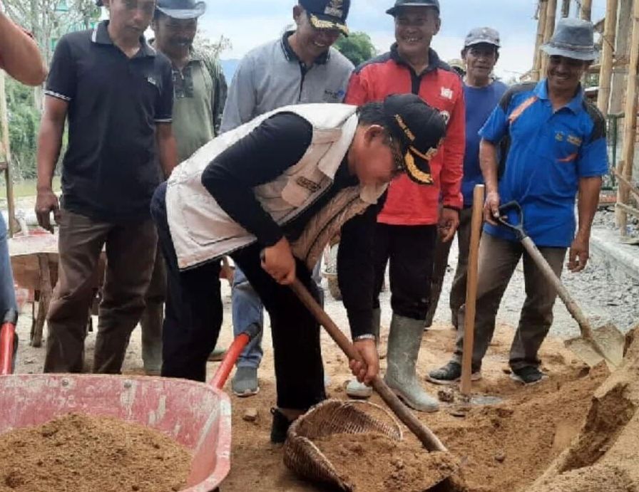Wako Ahmadi Silaturahmi dan Gotong Royong di Masjid Nurul Islam Desa Tanjung Muda