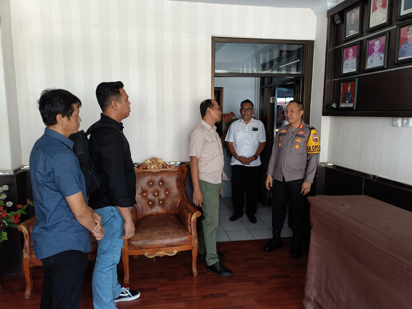 Team Baintelkam Polri datangi Polres Bitung dan Mapolsek Matuari.