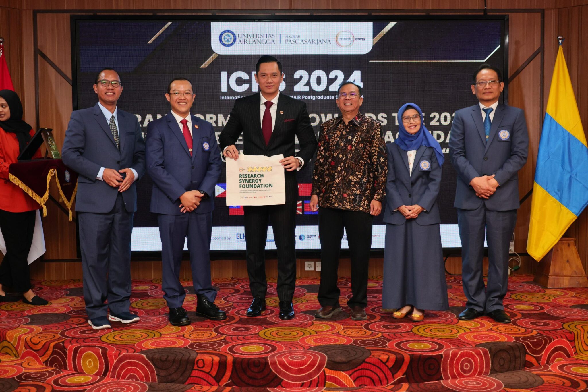 Jadi Pembicara Kunci di Seminar Internasional UNAIR, Menteri AHY Ungkap Peranan Reforma Agraria Capai Tujuan Pembangunan Berkelanjutan di 2030