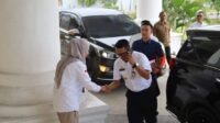 Mengawali Pekerjaan,Pejabat Sementara Wali Kota Tanjungbalai, Baharuddin Pabba,Melaksanakan Rapat Di Pemko.