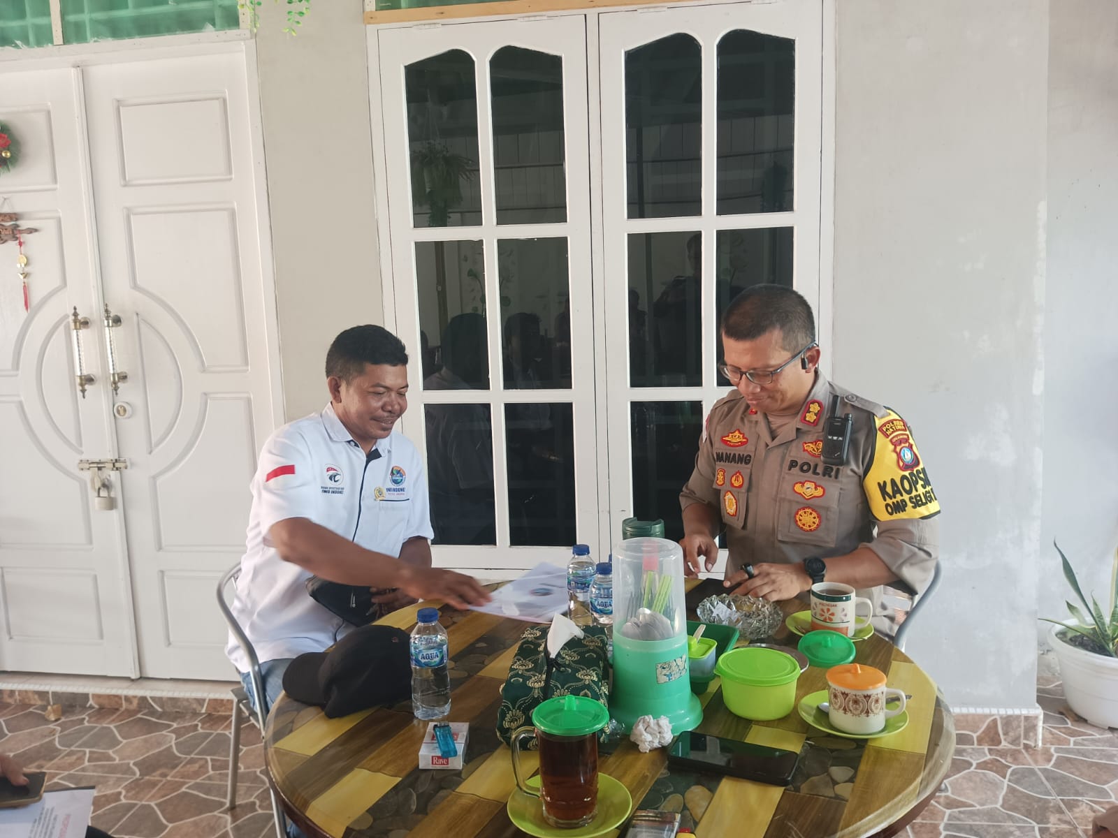 Silaturahmi DPD IWOI Kabupaten Natuna dengan Kapolres Natuna Bahas Kolaborasi*