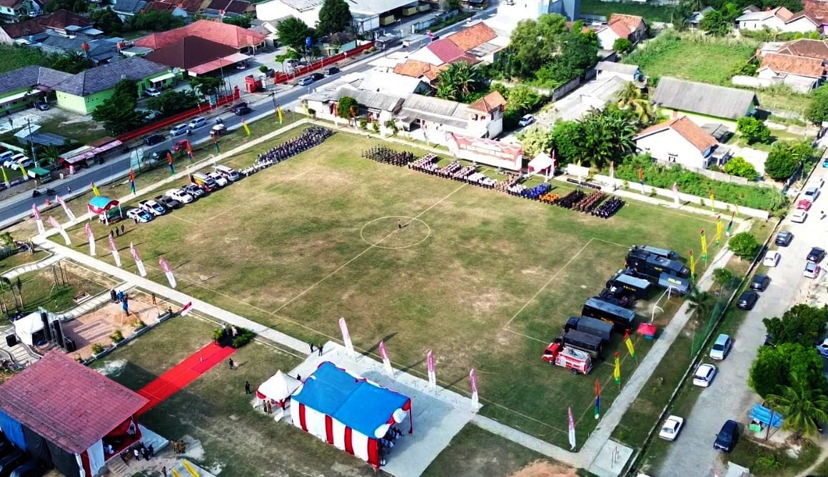Polres Tulang Bawang Laksanakan Apel Gelar Pasukan, AKBP James: Tanda Dimulainya Operasi Mantap Praja Krakatau 2024