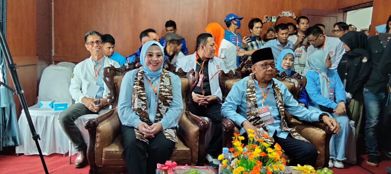 Paslon Berlian Daftar Ke KPU Kabupaten Lahat Sebagai Pasangan Calon Bupati dan Wakil Bupati Lahat