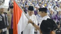 Dihadiri Wagub Abdullah Sani, Pj. Bupati Asraf Sambut Kepulangan Jemaah Haji Kerinci Ke Tanah Air