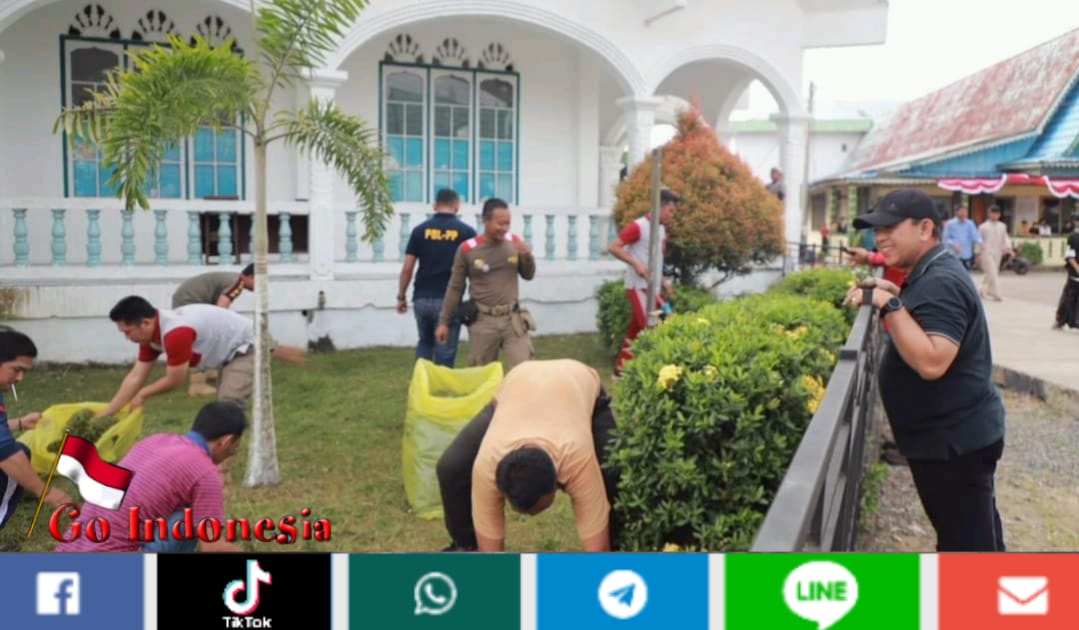 Pemkab Tanjabbar Gelar Gotong Royong Rumah Ibadah, Bukti Nyata Kerukunan Umat Beragama
