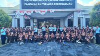 Peserta Kemah Besar Pramuka di Lanud Raden Sadjad Natuna: Membangun Cinta Dirgantara