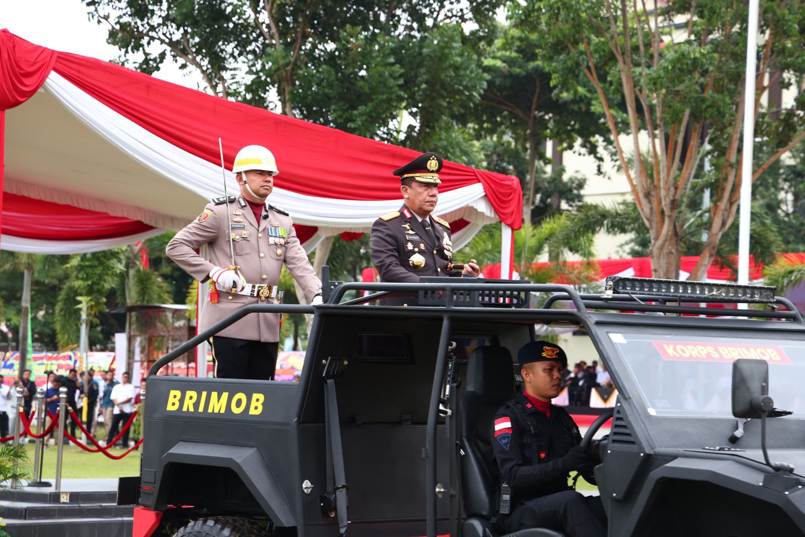 Kapolresta Barelang Ikuti Upacara Hari Bhayangkara Ke-78 Tahun 2024 di Polda Kepri