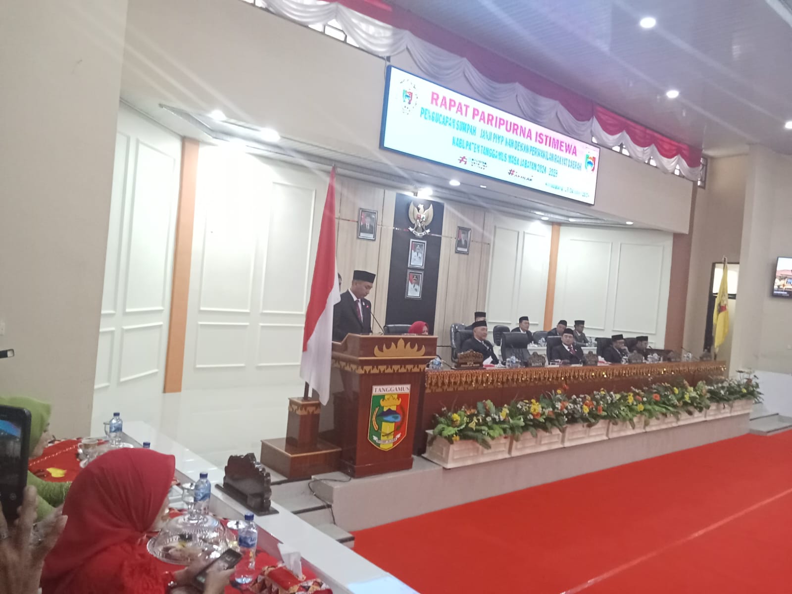 Agung Setyo Utomo Resmi Menjambat Ketua DPRD TANGGAMUS Periode 2024- 2025