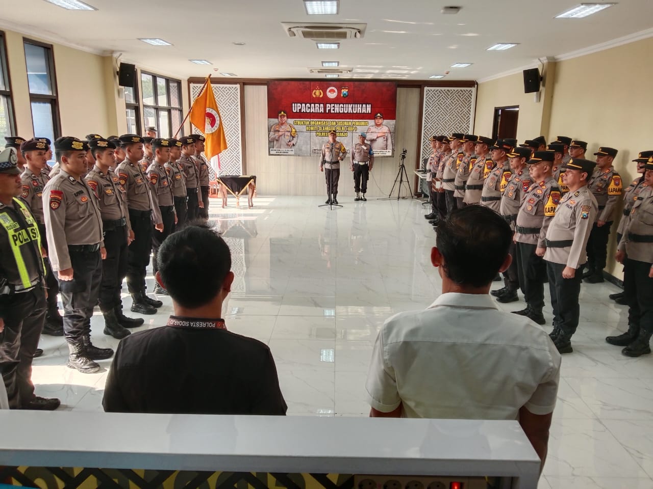 cu Prestasi Atlet Polri, Kapolresta Sidoarjo Kukuhkan Komite Olahraga 