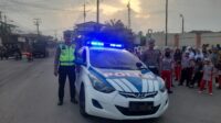 Cegah Kemacetan dan Lancarkan Arus Lalu Lintas, Sat Lantas Polres Tanjung Balai Laksanakan Pengawalan Pawai Milad YPI AL Badar ke 17