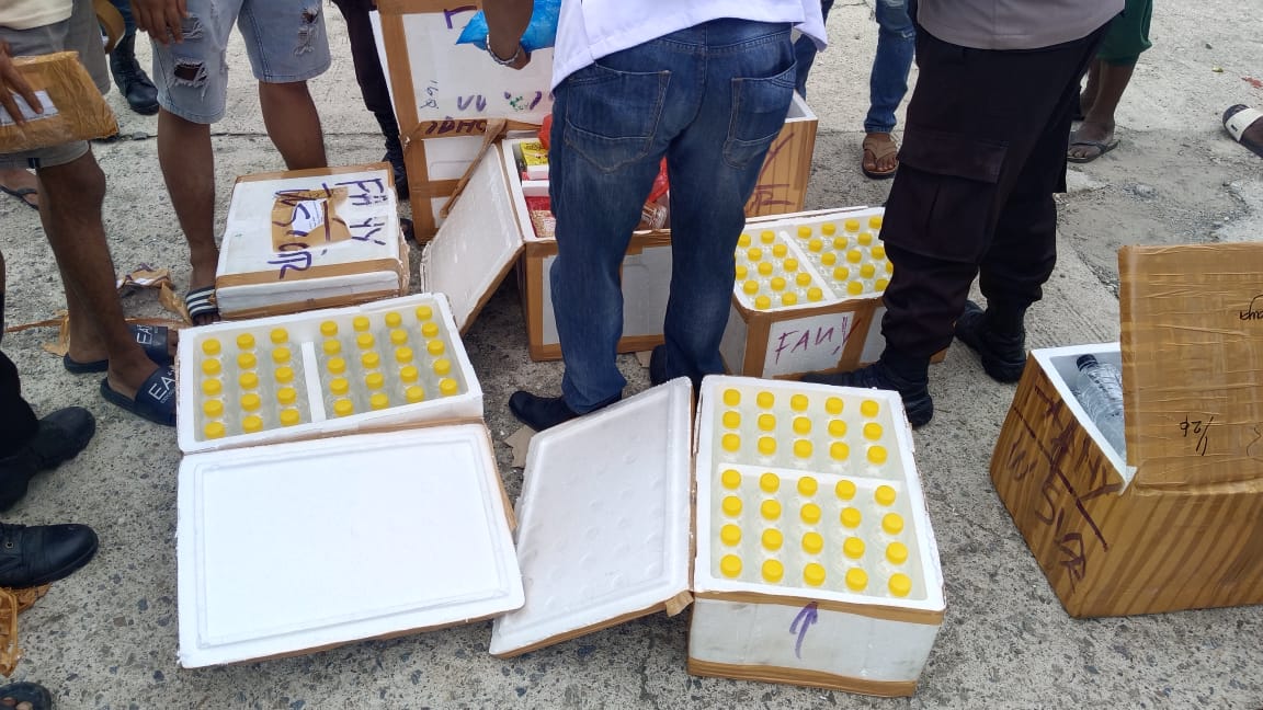 Polres Teluk Wondama Gelar Razia Narkoba dan Minuman Beralkohol Jelang Pergantian Tahun