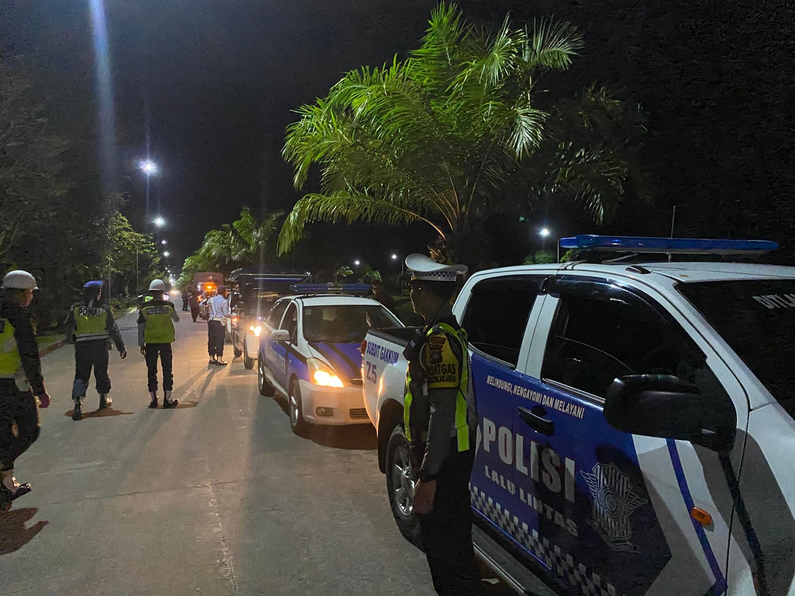 Polres Natuna Gelar Patroli Skala Besar Bersama TNI dan Instansi Terkait untuk Amankan Malam Tahun Baru