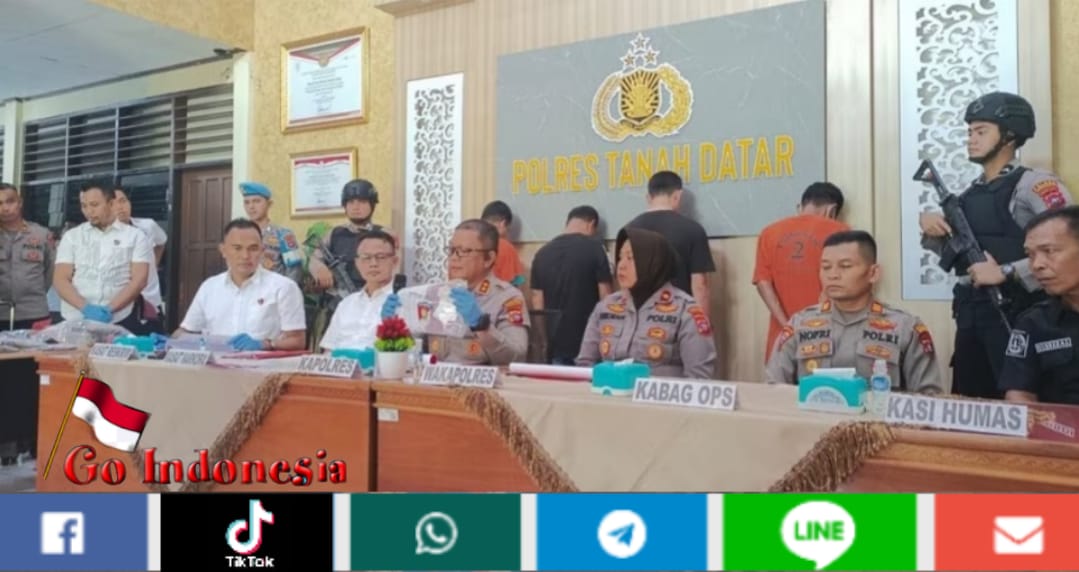 Polres Tanah Datar Berhasil Ungkap Kasus Judi Online Dan Narkoba