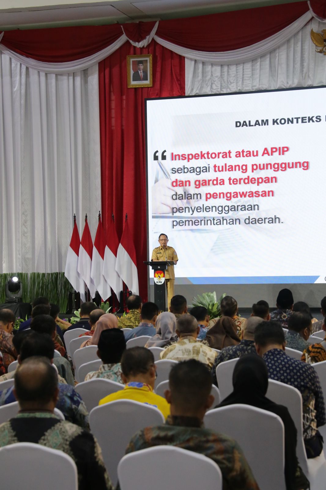 Berantas Praktek Korupsi,Mendagri Muhammad Tito Karnavian: APIP Memiliki Peran Sentral Dalam Mengawal Penyelenggaraan Pemerintahan Di-Daerah
