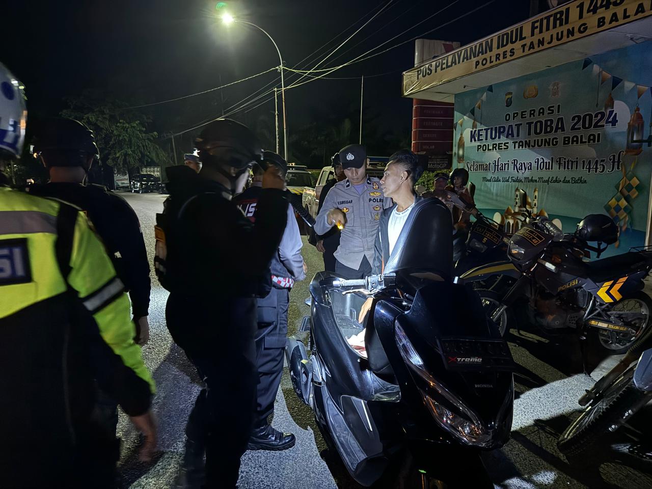 Memiliki Narkotika Jenis Sabu Pengendara Sepeda Motor Terjaring Dalam Kegiatan Rutin Yang Ditingkatkan Polres Tanjung Balai