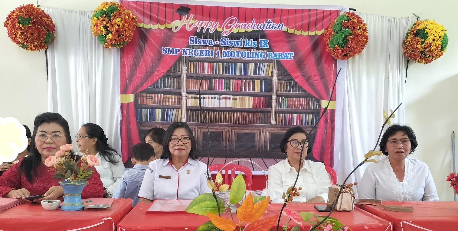SMP Negeri 1 Motoling Barat Tamatkan 41 Siswa Ini Kata Kepala Sekolah Serly Tampanguma S.pd
