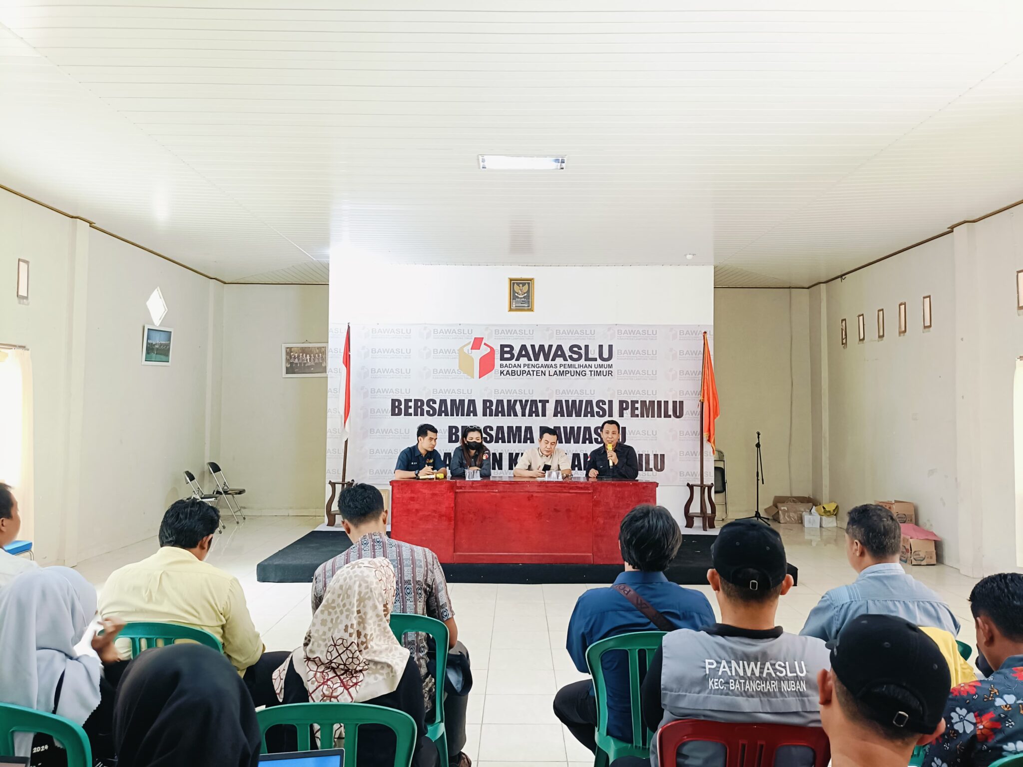Bawaslu Kabupaten Lampung Timur Mengadakan Kegiatan “Rapat Kerja Teknis Persiapan Pengawasan Rekapitulasi Hasil Penghitungan Perolehan Suara