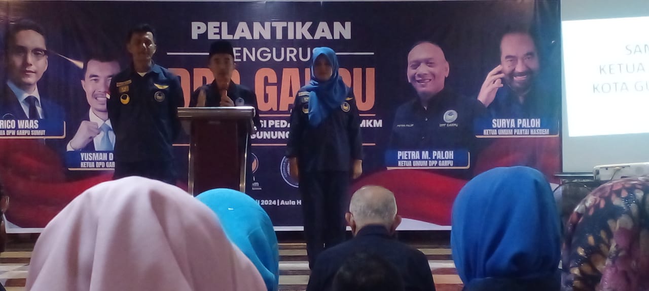Ketua DPD Garpu Kota Gunungsitoli Yusman Dawolo Dilantik Oleh Ketua DPW Garpu Sumut Yang Dilaksanakan Di Hotel Soliga
