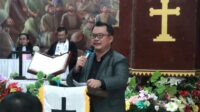 Walikota Gunungsitoli Sowa'a Laoli, S.E., M.Si Menghadiri Perayaan Paskah Oikumene Kota Gunungsitoli Tahun 2024, di Gedung Gereja AMIN Jema'at Umbuhumene