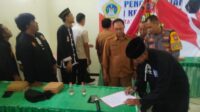 Polsek Benjeng Hadiri Deklarasi Damai dan Halal Bihalal Bersama Perguruan Silat