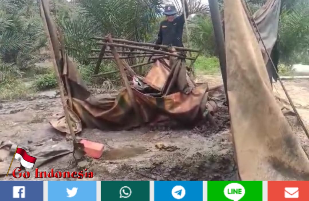 Aktivitas Illegal Drilling di Kawasan Karhutla Dimusnahkan Oleh Tim Gabungan