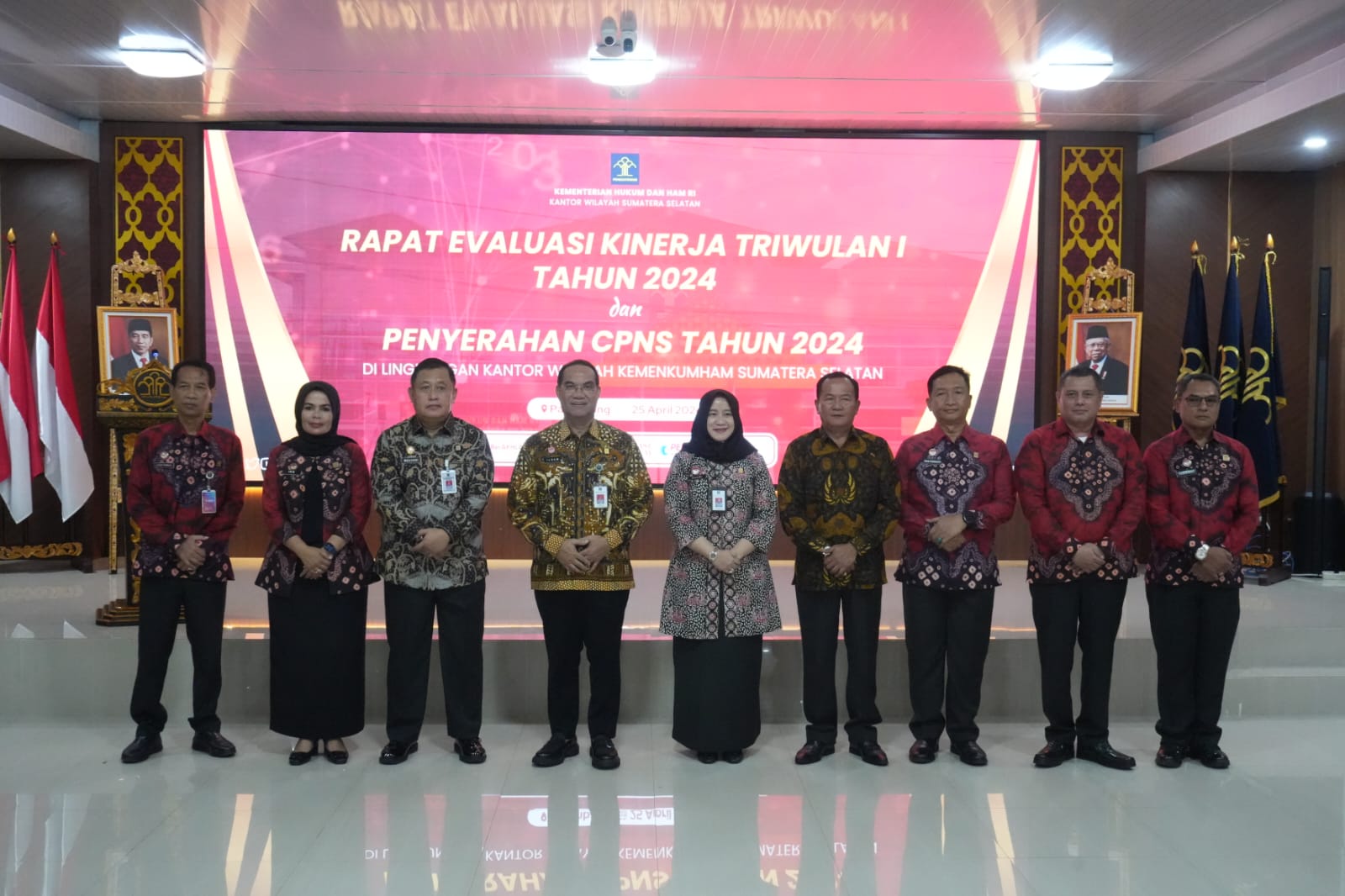 Kakanwil Kemenkumham Sumsel Buka Orientasi CPNS Tahun 2024