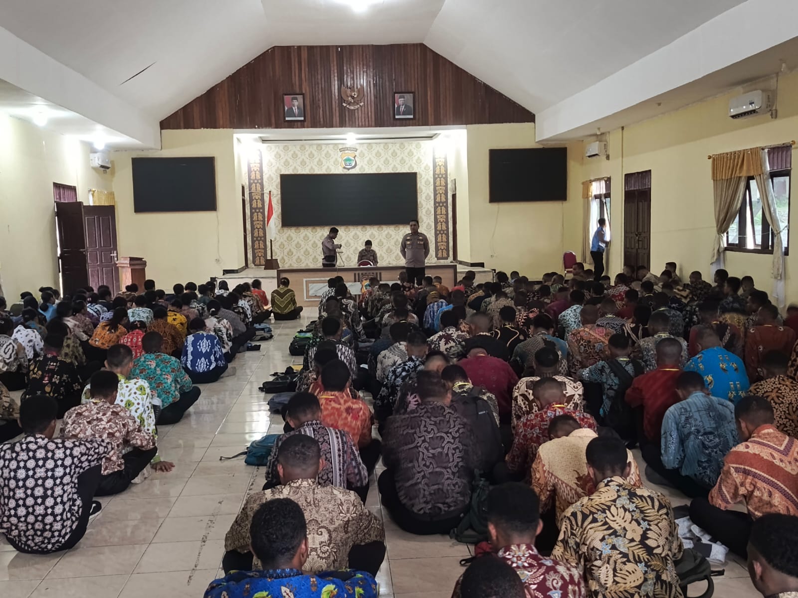 340 Peserta Seleksi Penerimaan Polri TA. 2024 di Polres Teluk Wondama Lulus Rikmin Awal 