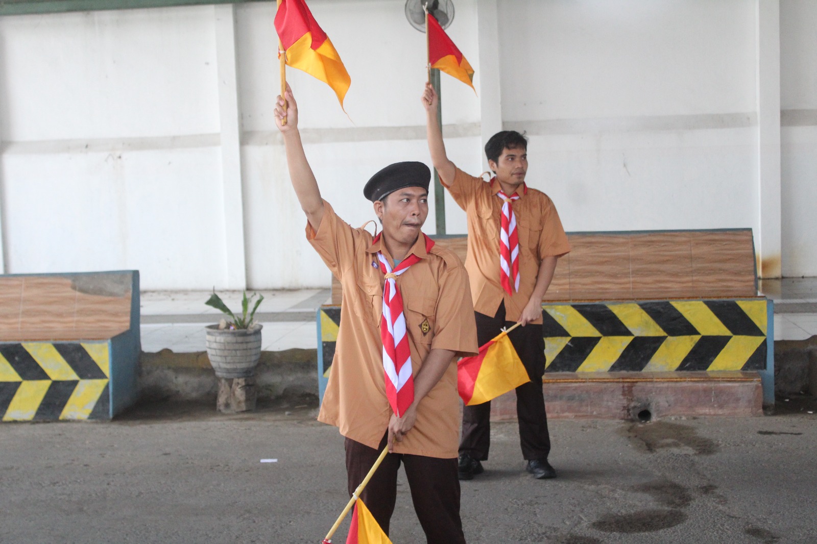 Bentuk Jiwa Nasionalisme, Narapidana Terorisme Lapas Kelas I Surabaya Ikuti Pembinaan Pramuka.