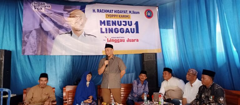 H. Rachmat Hidayat Bakal Calon Walikota Lubuk Linggau Hadir di Acara Yasinan dan Halal bi Halal Keluarga Batak Muslim (KBM)