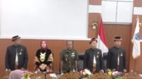 Kapolres Lahat Bersama PJ Gubernur Sumsel Hadiri Rapat Paripurna HUT Lahat Ke 155 Tahun