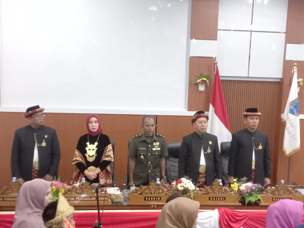 Kapolres Lahat Bersama PJ Gubernur Sumsel Hadiri Rapat Paripurna HUT Lahat Ke 155 Tahun