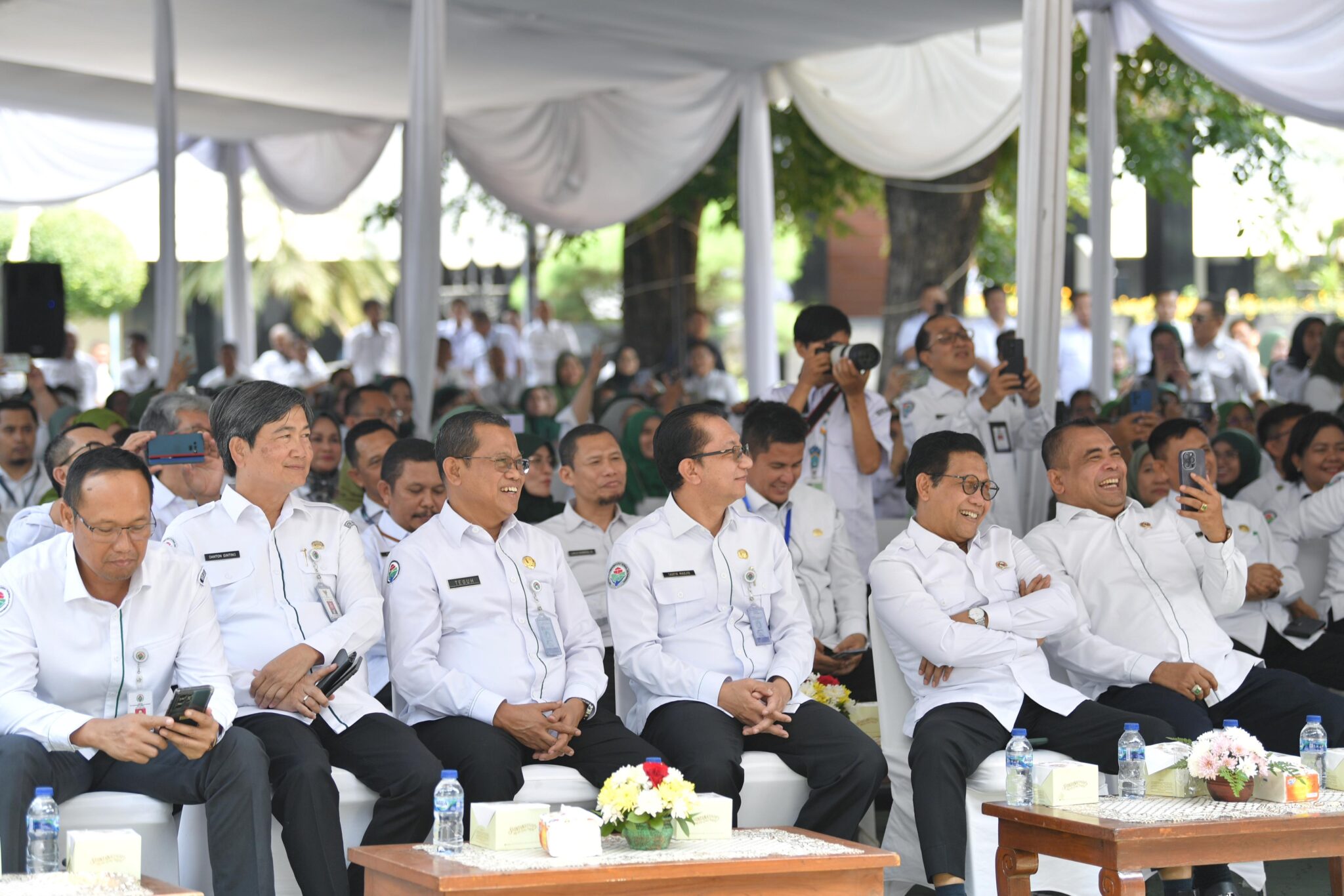 Gus Halim Dorong Jajaran Agar Lebih Baik Dalam Bekerja di Acara Halal Bihalal Kemendes PDTT