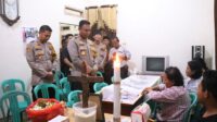 Bentuk Rasa Empati, Kapolres Tulang Bawang Melayat Langsung ke Rumah Nakes Yang MD Saat Bertugas