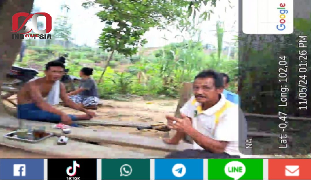 Diduga Sengaja Mengeksekusi Kebun Masyarakat, Oknum PT. RPI Kelayang Indragiri Hulu