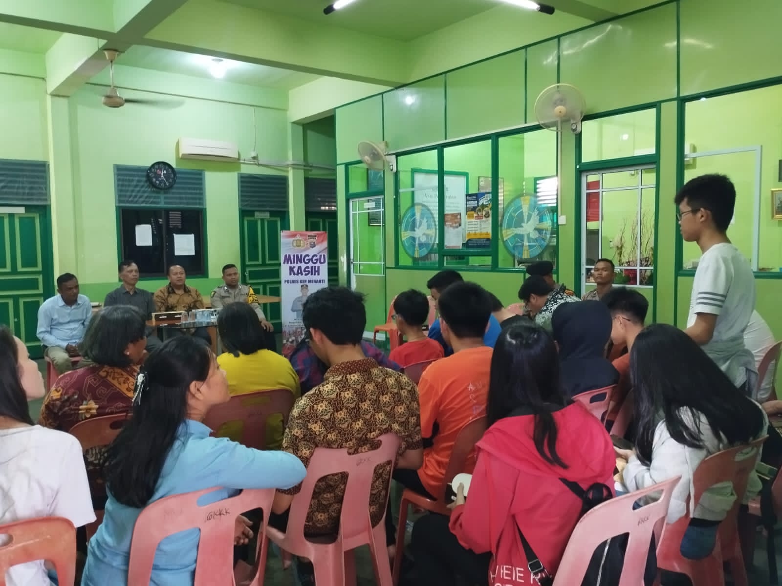 Kunjungi Gereja Kalam Kudus, Polres kep Meranti Gelar Minggu Kasih