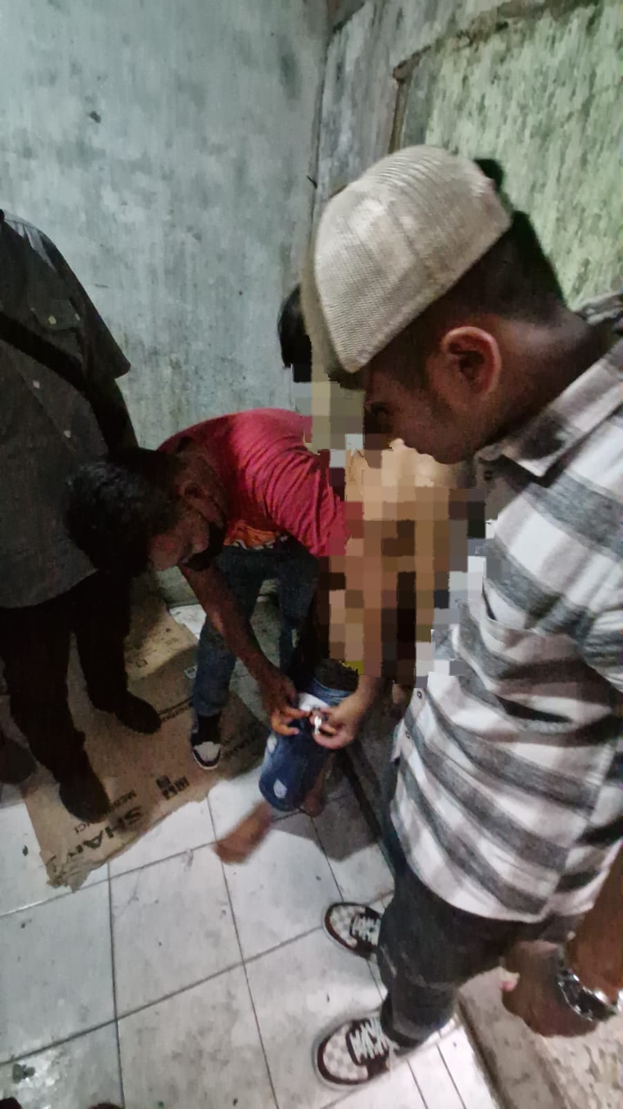 Polres Tanjung Balai,Grebek Kampung Narkoba 1 Orang Di Tahan,9 Rekannya Rehab,Kerena Masih Anak Di Bawah Umur.