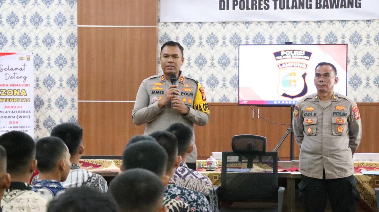 Kapolres Tulang Bawang: Bila Menemukan Kecurangan Pada Seleksi Penerimaan Polri Segera Lapor Propam