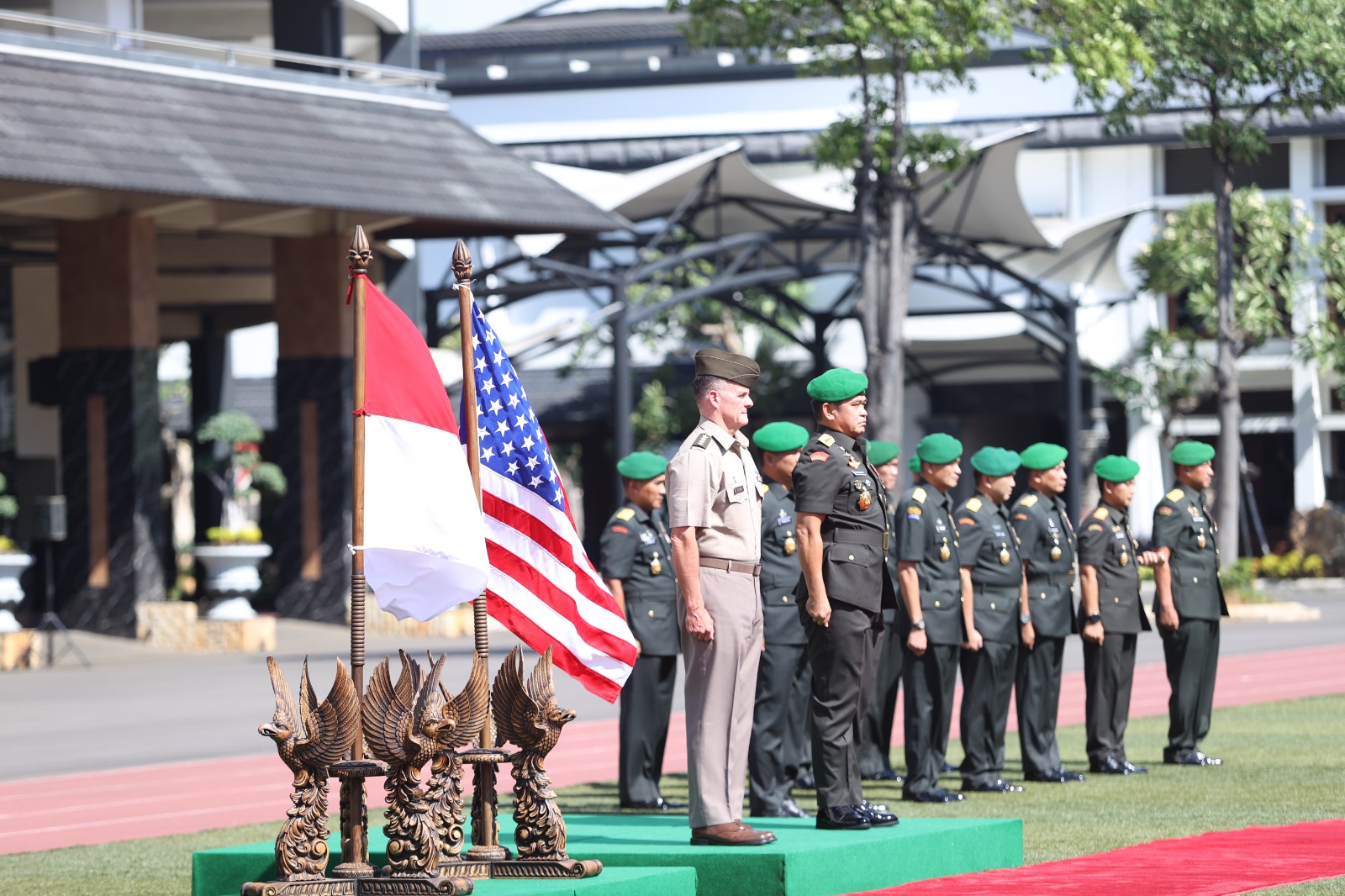 Terima Kunjungan Kehormatan Danjen USARPAC, Kasad Sepakat Perkuat Kerja Sama