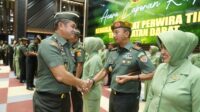 Kasad Terima Laporan Korps Kenaikan Pangkat 15 Pati TNI AD