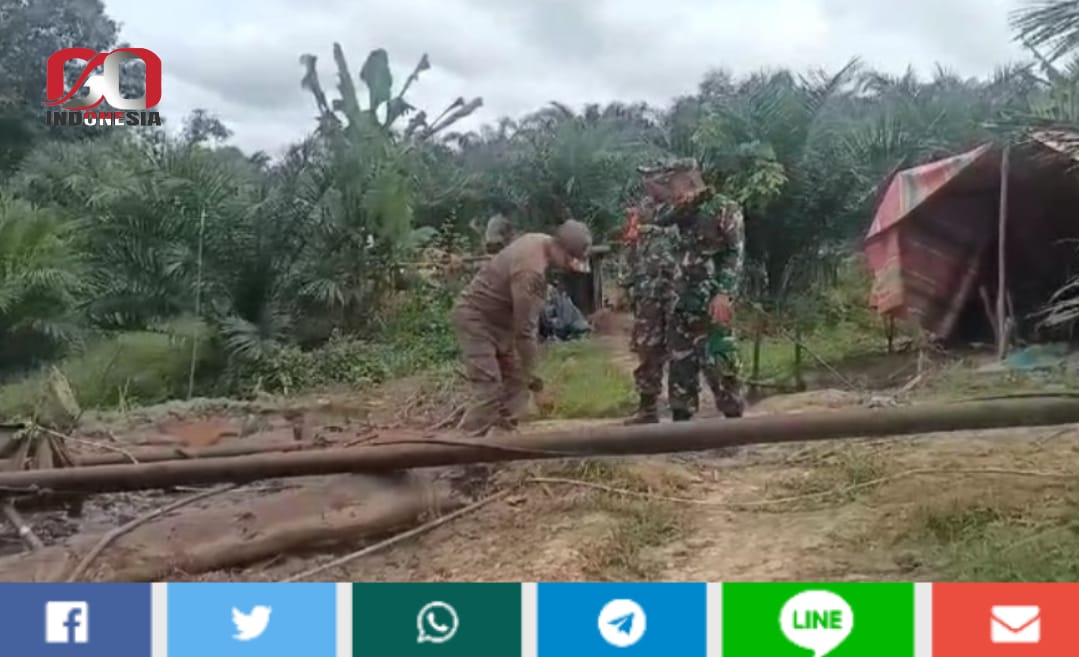 Aktivitas Illegal Drilling di Kawasan Karhutla Dimusnahkan Oleh Tim Gabungan 