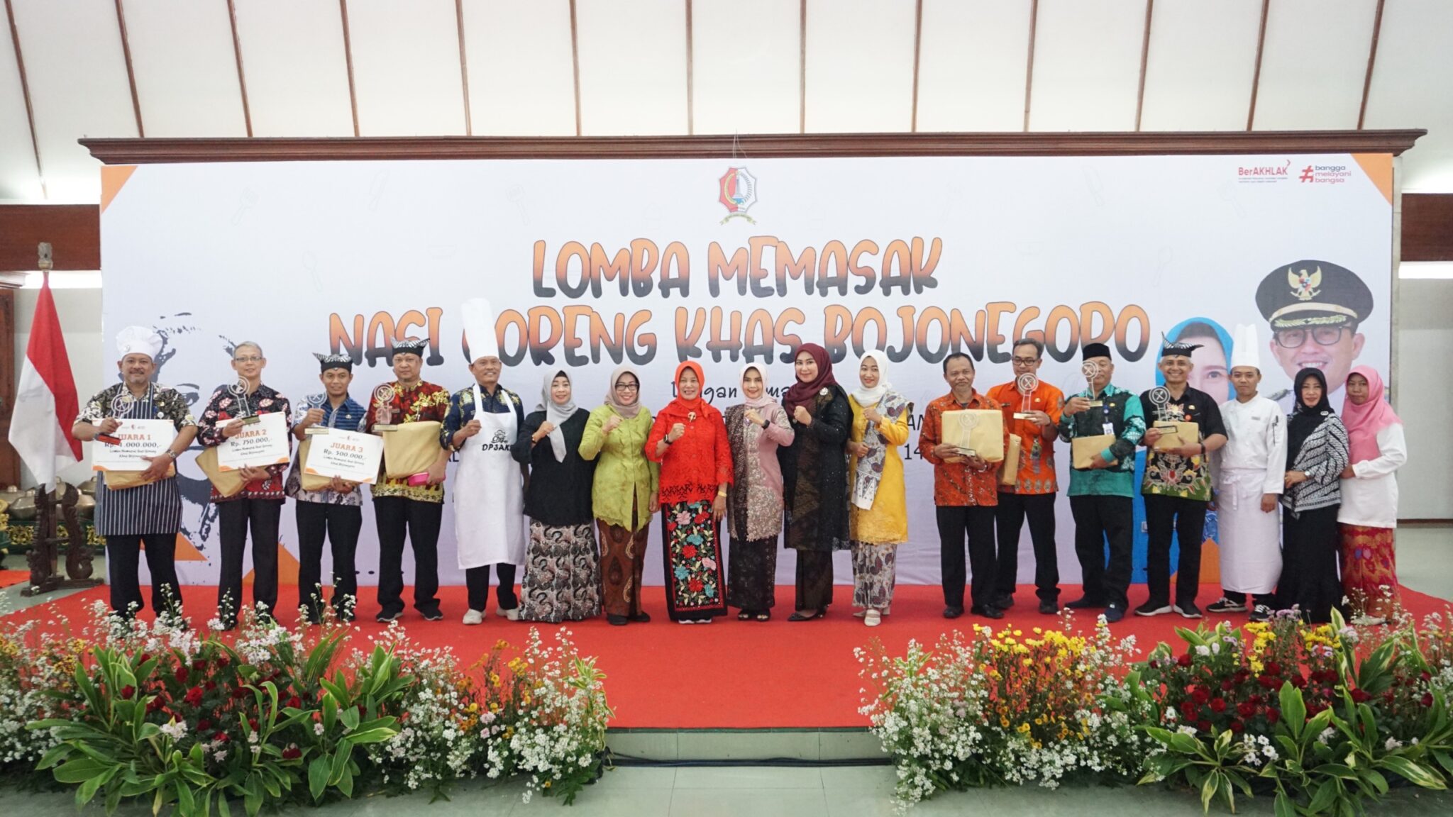 Lomba Memasak Bagi Bapak-bapak Pejabat Pemkab Bojonegoro, Ini Nama-nama Pemenangnya