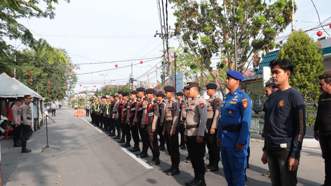 Apel Konsulidasi Ops Tertib Ramadhan Polres Meranti : Utamakan Keselamatan Berlalulintas