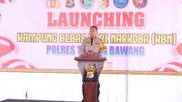 Polres Tulang Bawang Launching Lima KBN Secara Serentak, AKBP James: Rasa Prihatin dan Komitmen Nyata Berantas Narkoba