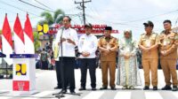 Wali Kota Tanjungbalai H Waris Tholib Dalam Menyambut Kunjungan Kerja Presiden Republik Indonesia Joko Widodo.