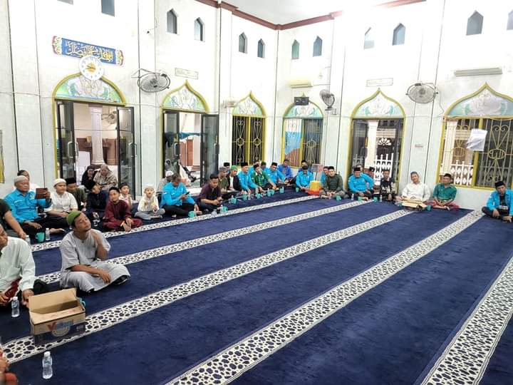 Wali Kota Tanjungbalai H Waris Tholib Menghadiri Kegiatan DPD KNPI Safari Ramadhan Di Masjid Rahmad Syuhada.