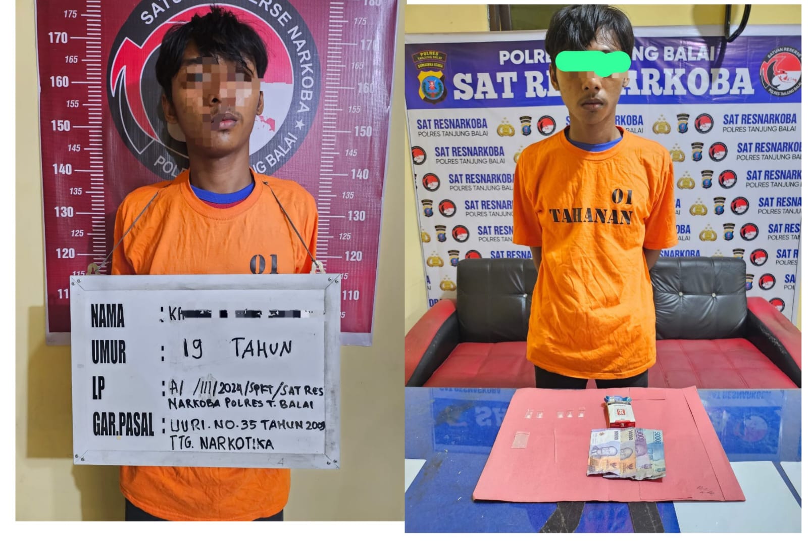 Respon Cepat Laporan Masyarakat Polres Tanjung Balai Tangkap Bandar Narkoba