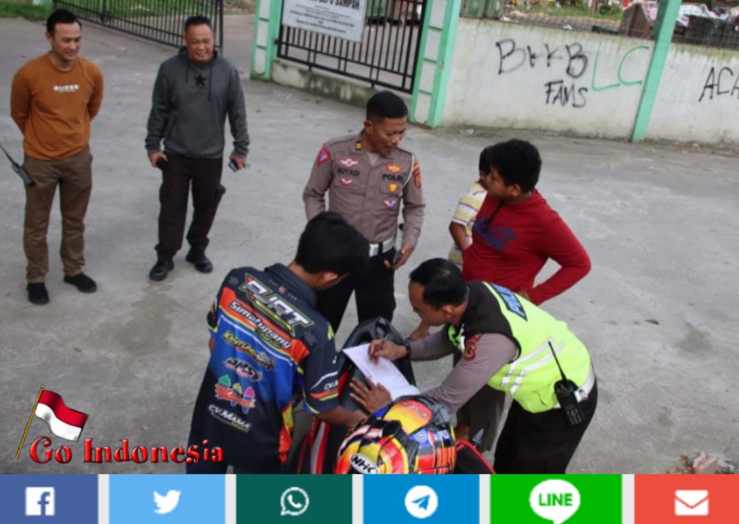 Tim Patroli Gabungan Personil Polda dan Polresta Jambi, Jaring 3 Unit Ranmor R2