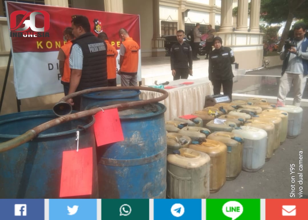 Kasus Penyalahgunaan Bahan Bakar Minyak Subsidi di Batanghari, Berhasil Diungkap Ditreskrimsus Polda Jambi