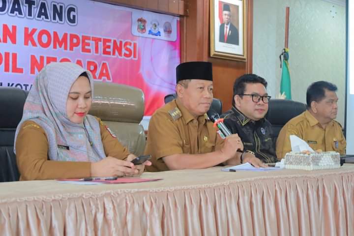Pemerintah Kota Tanjungbalai H Waris Tholib Melaksanakan Penilaian/Assesment Kompetensi Aparatur Sipil Negara(BKPSDM)Tahun 2024